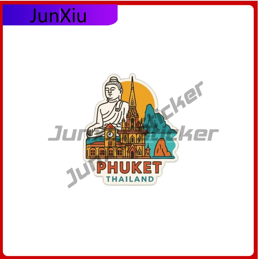 Car Accessories Thailand - Phuket Tayland Şehir Tatil Vinil Etiket