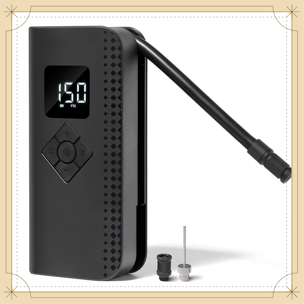 Car Portable Tire Inflator - Özelleştirilebilir Mini Taşınabilir Elektrikli Lastik Pompası