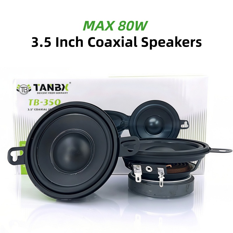 Car Accessories Sound System - Araba Hoparlörleri 1 Çift 3,5 İnç