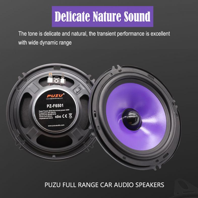 2 adet 6.5 inç 90W tam aralıkl - Car Accessories Sound System incelemesi ve fiyatı