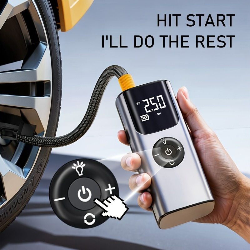 Araba Kablosuz Hava Pompası El - Car Portable Tire Inflator incelemesi ve fiyatı