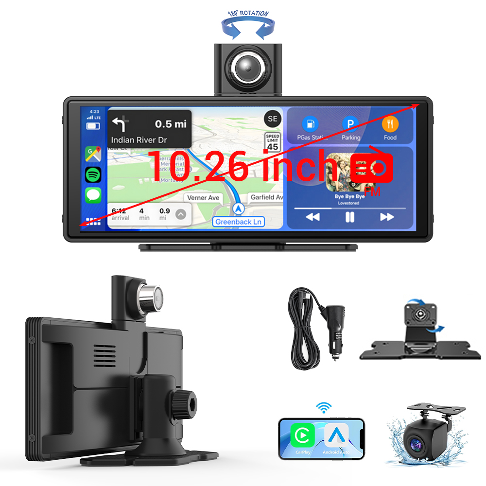 Carplay DashCam Ön ve Arka 4k  - Car Dash Cam incelemesi ve fiyatı