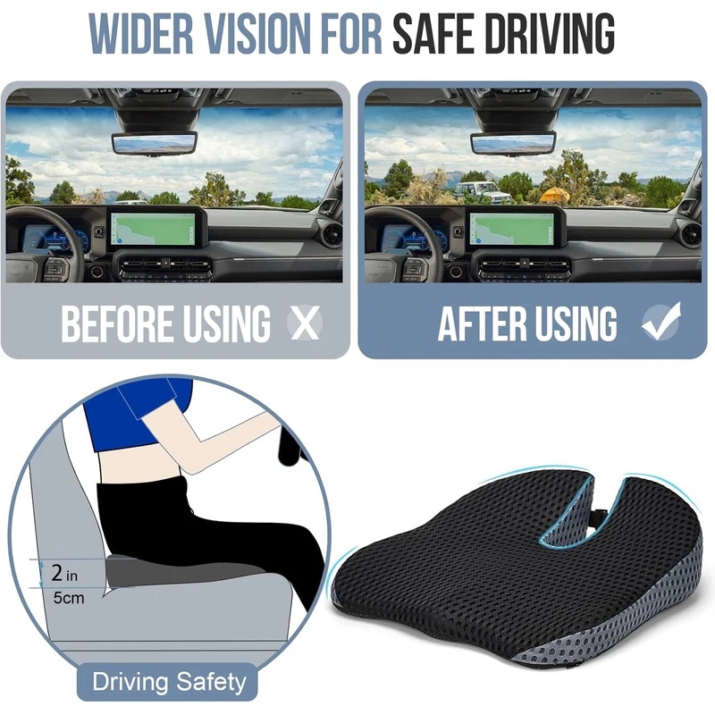 Sürüş için Hafızalı Köpük Arab - Car Seat Cushion Memory Foam incelemesi ve fiyatı