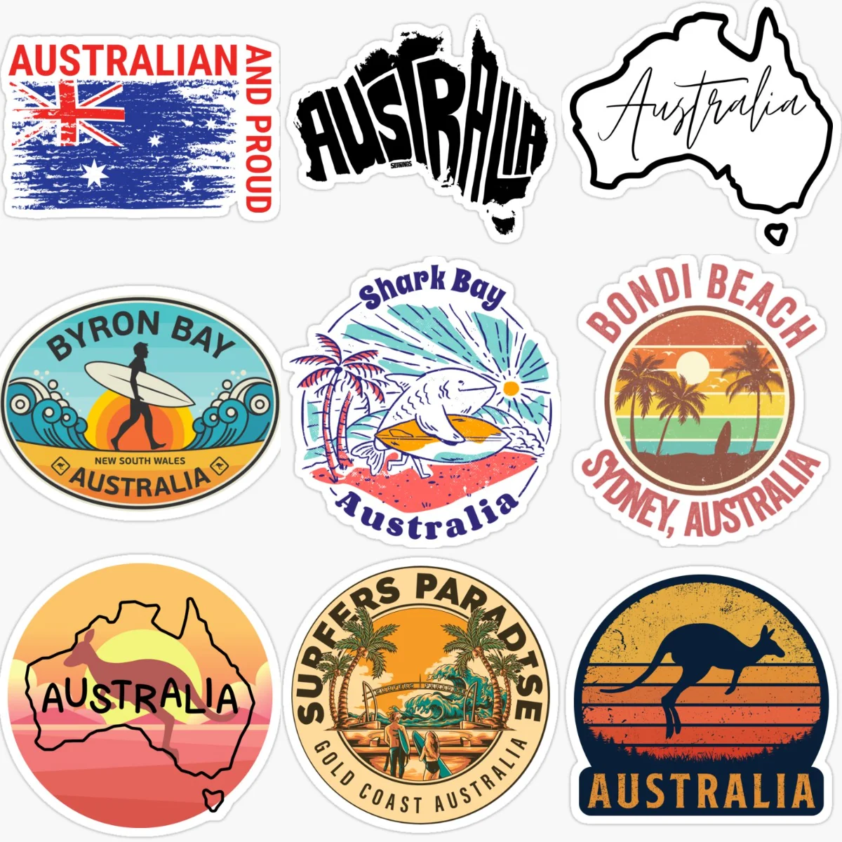 AUS Avustralya Bayrağı Harita  - Car Accessories Australia incelemesi ve fiyatı