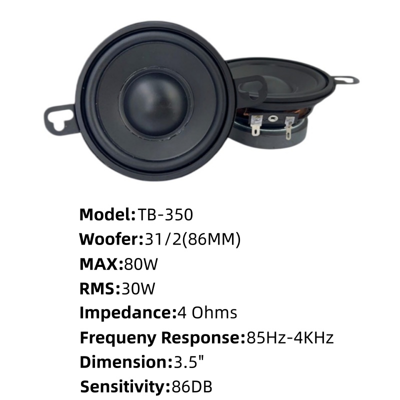 Araba Hoparlörleri 1 Çift 3,5  - Car Accessories Sound System incelemesi ve fiyatı
