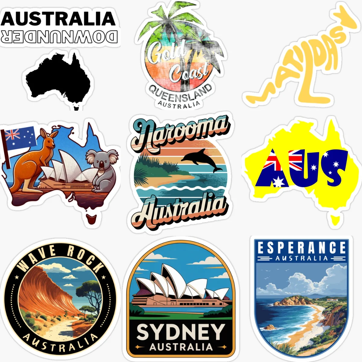 AUS Avustralya Bayrağı Harita  - Car Accessories Australia incelemesi ve fiyatı